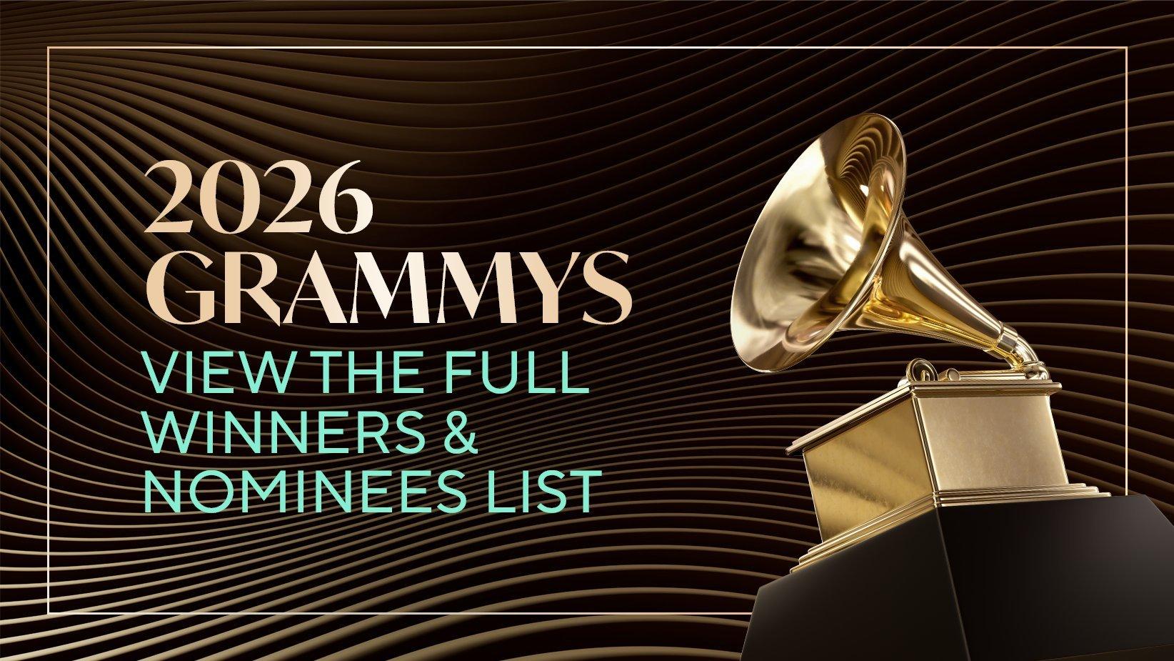 قائمة الفائزين في Grammy 2026