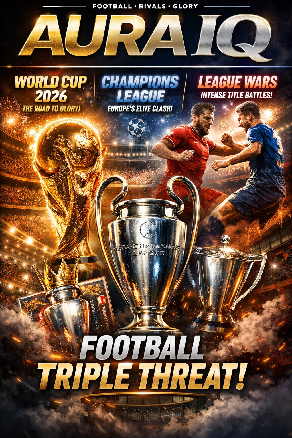 ⚽ تقرير AURA IQ الرياضي: حمى المونديال وصراع الدوريات الكبرى (فبراير 2026)