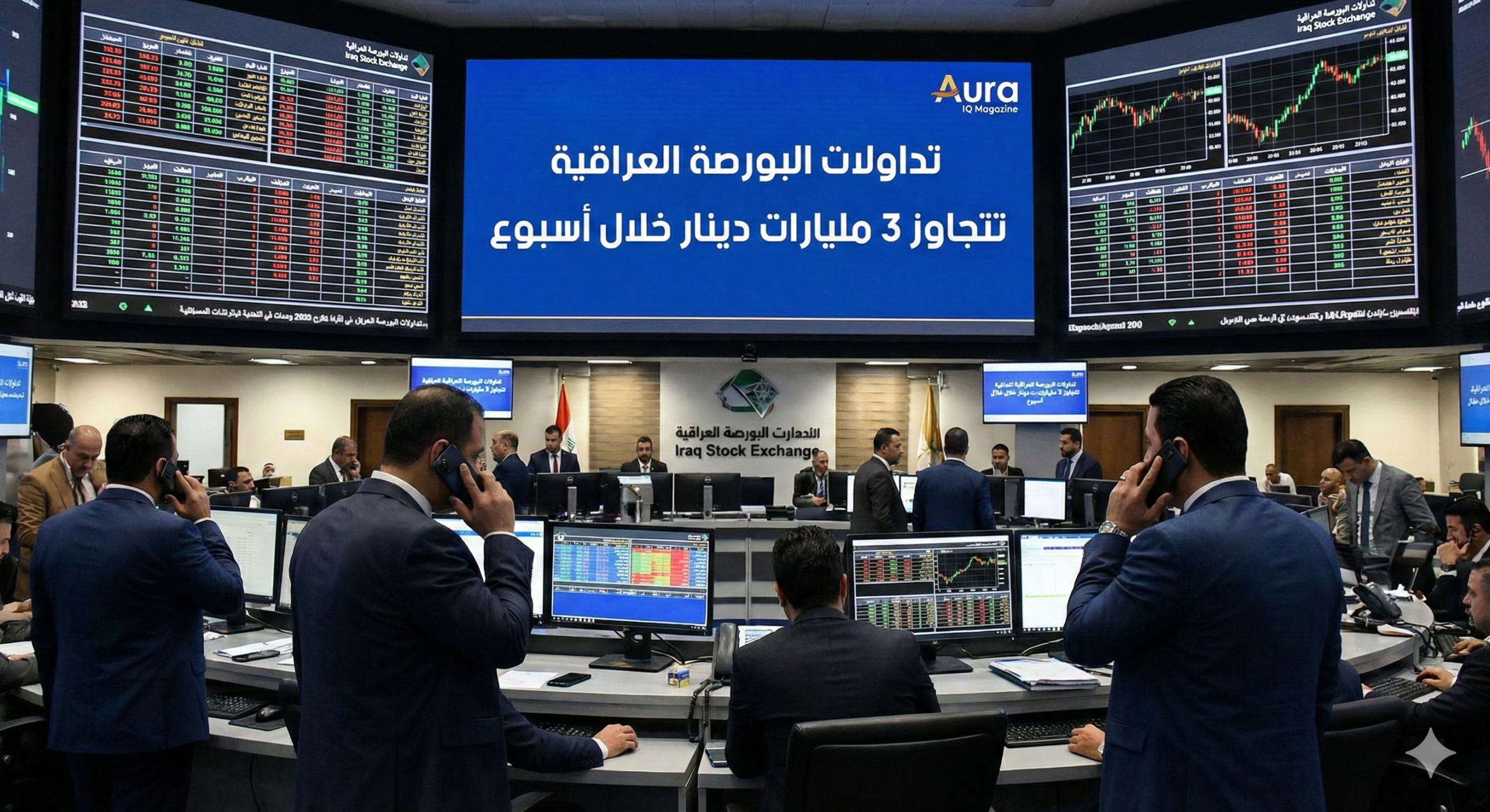 انتعاش أسبوعي ملحوظ.. تداولات البورصة العراقية تكسر حاجز الـ 3 مليارات دينار