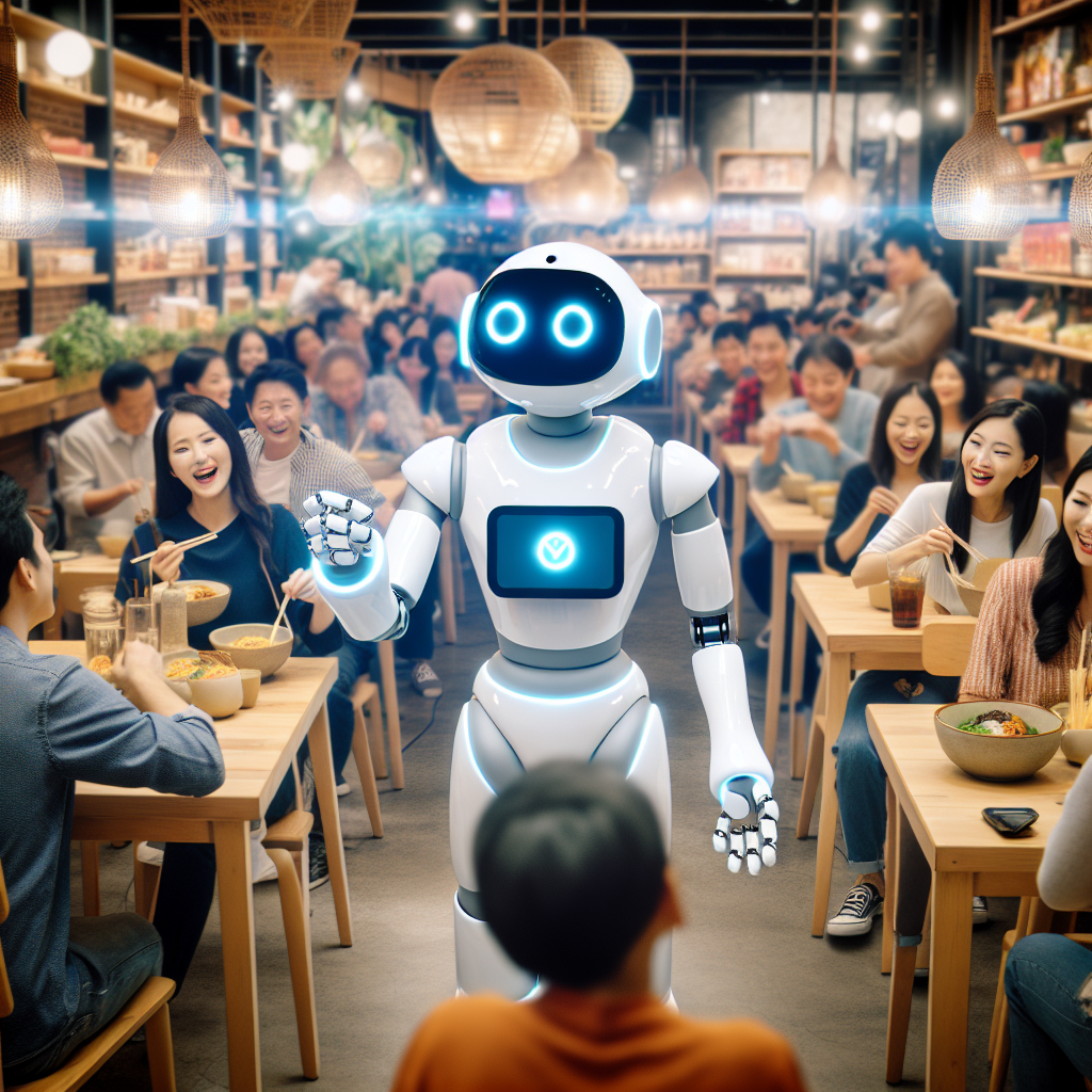 روبوت راقص يستحوذ على قلوب الزبائن في مطعم هايدلاو!